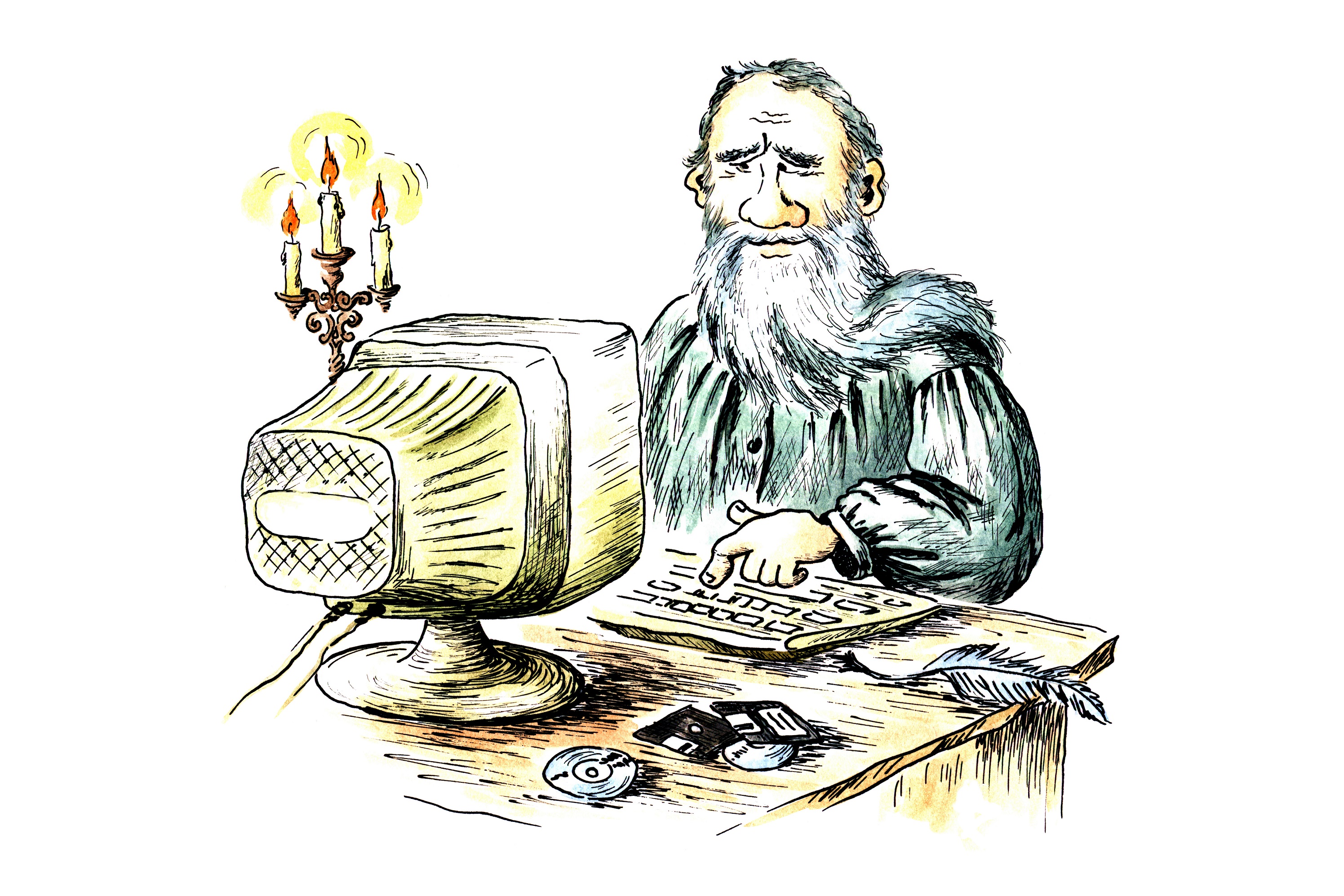 The ancient writer behind the computer